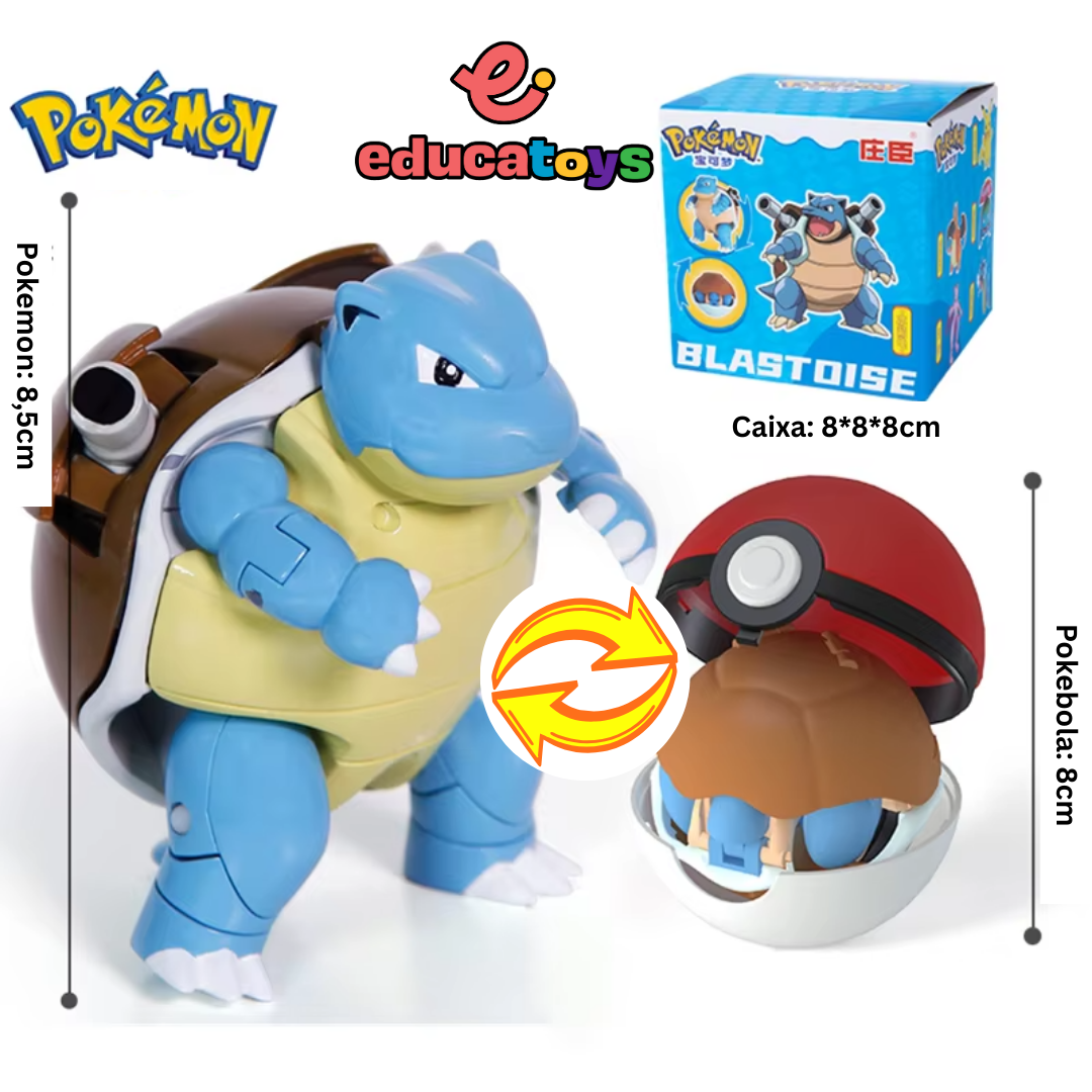 Blastoise con Pokébola Interactiva | Pokémon Coleccionable