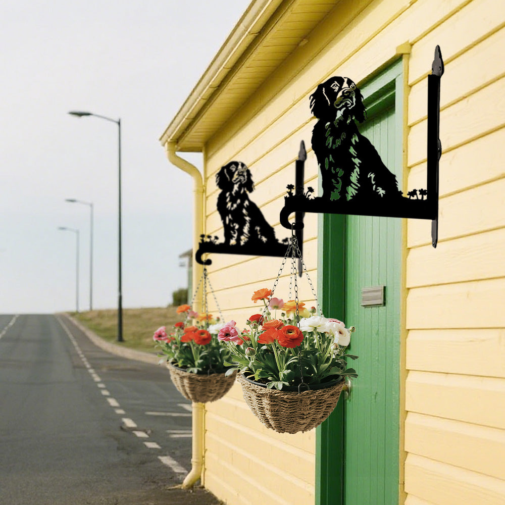 Soporte Metálico para Plantas Springer Spaniel Inglés
