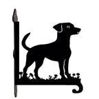 Soporte Metálico para Plantas con Diseño de Jack Russell Terrier