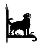 Soporte Metálico para Plantas con Diseño de Golden Retriever