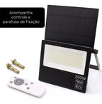 Reflector Solar LED 200W/300W con Panel Ajustable | Protección IP67