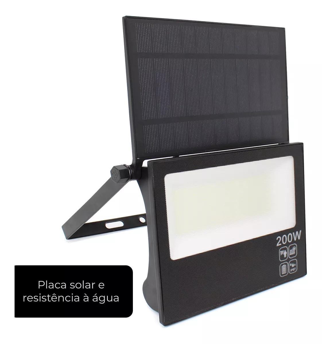 Reflector Solar LED 200W/300W con Panel Ajustable | Protección IP67