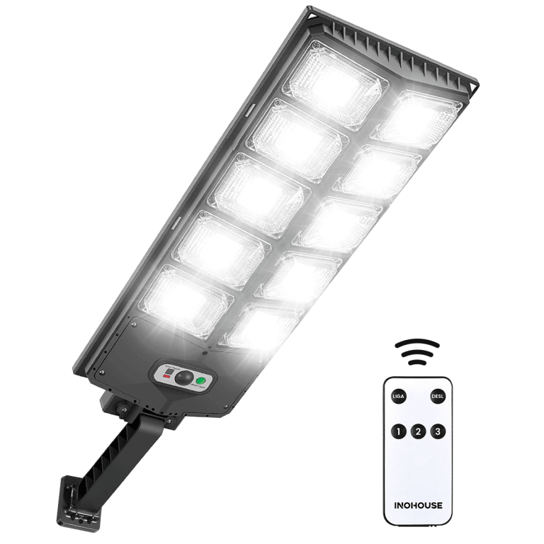 Reflector Solar LED con Sensor de Movimiento y 12h de Autonomía