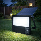 Reflector Solar LED 200W/300W con Panel Ajustable | Protección IP67