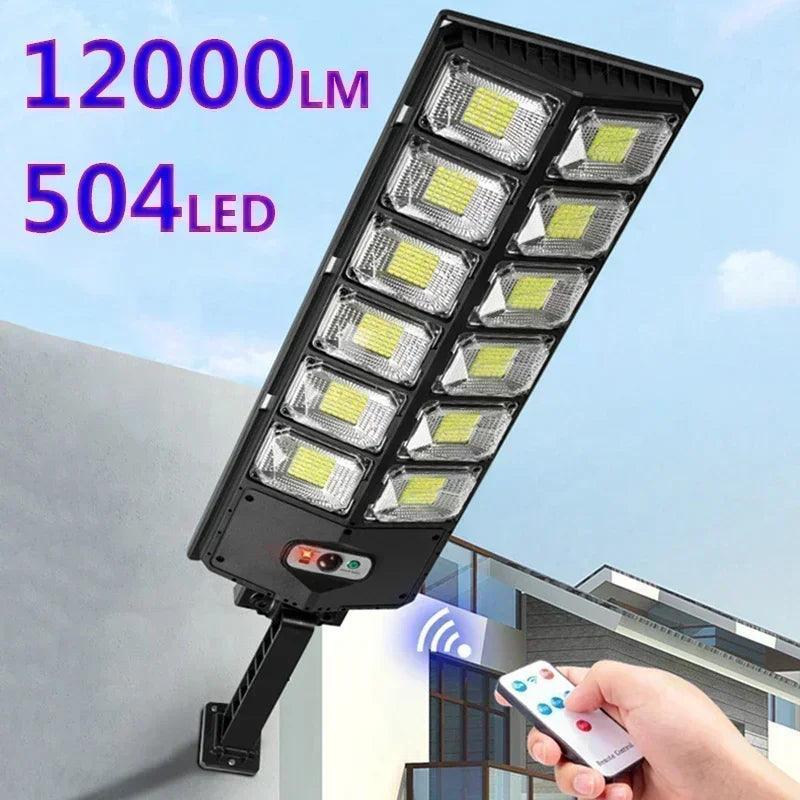Reflector Solar LED con Sensor de Movimiento y 12h de Autonomía